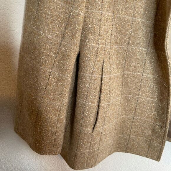 ‎Vintage wool tan windowpane jacket - Picture 3 of 6